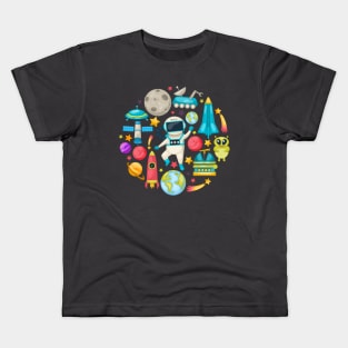 Space Colored Kids T-Shirt